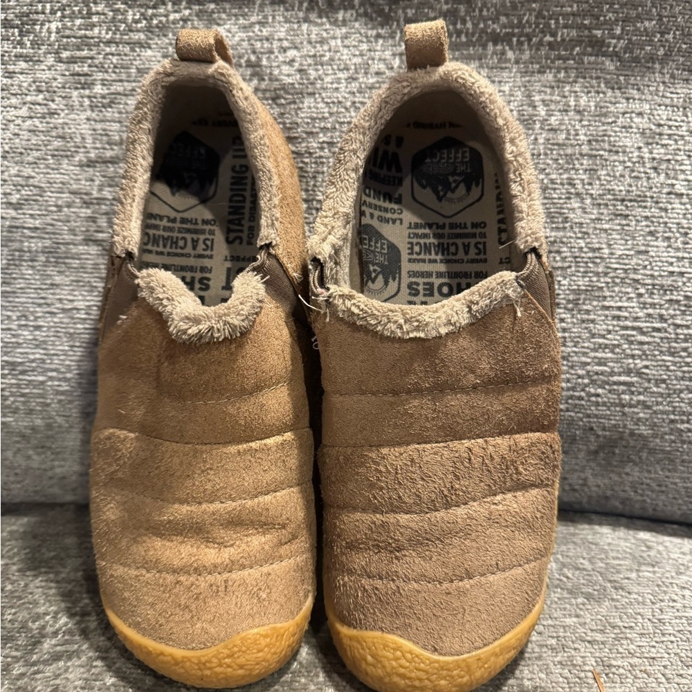 Women’s Keen Howser Harvest Brown Slip On Shoes with Tan Soles Size 6